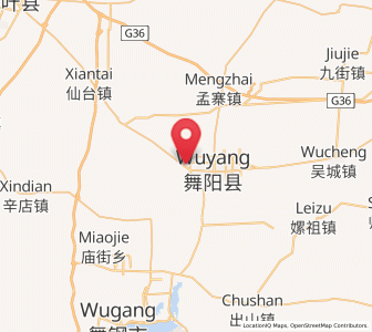Map of Wuquan, Henan