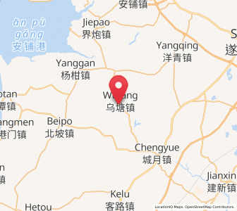 Map of Wutang, Guangdong