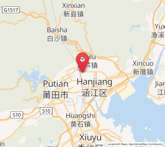 Map of Wutang, Fujian