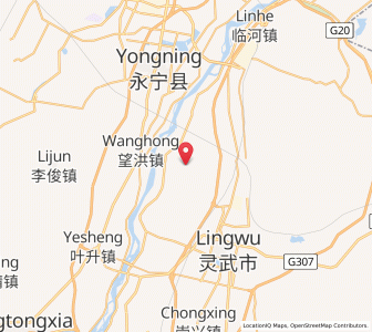 Map of Wutongshu, Ningxia Hui Autonomous Region