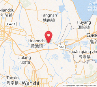 Map of Wuxi, Anhui