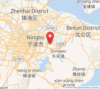 Map of Wuxiang, Zhejiang