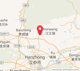Map of Wuxiang, Shaanxi