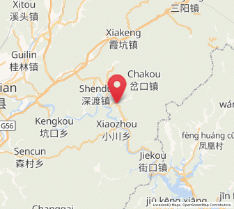 Map of Wuyang, Anhui