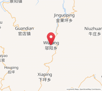 Map of Wuyang, Hubei