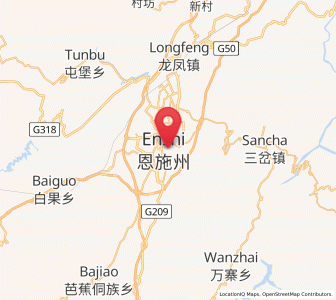 Map of Wuyangba, Hubei