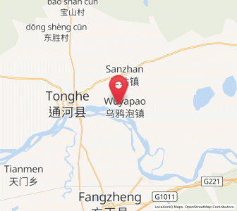 Map of Wuyapao, Heilongjiang