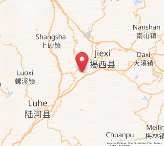 Map of Wuyun, Guangdong