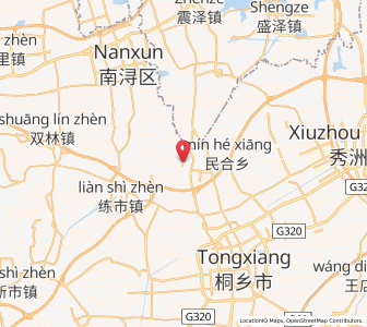 Map of Wuzhen, Zhejiang