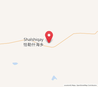 Map of Xalxikay, Xinjiang
