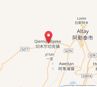 Map of Xemirxek, Xinjiang
