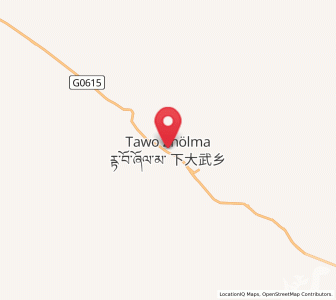 Map of Xia Dawo, Qinghai