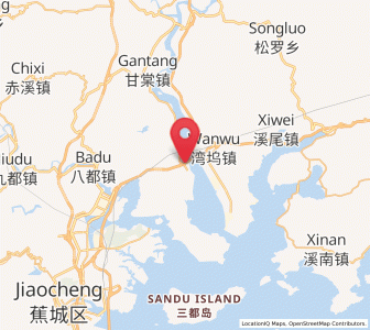 Map of Xiabaishi, Fujian