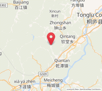 Map of Xiabao, Zhejiang
