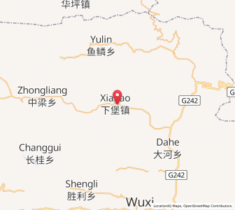 Map of Xiabao, Chongqing