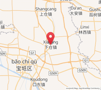 Map of Xiacang, Tianjin