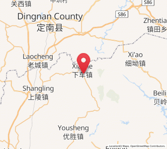Map of Xiache, Guangdong