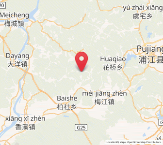 Map of Xiachen, Zhejiang