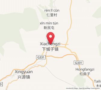 Map of Xiachengzi, Heilongjiang