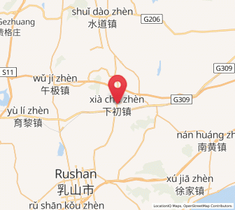 Map of Xiachu, Shandong
