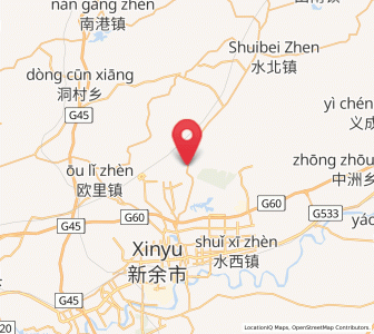Map of Xiacun, Jiangxi