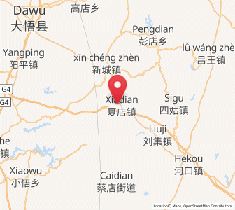 Map of Xiadian, Hubei