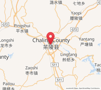 Map of Xiadong, Hunan