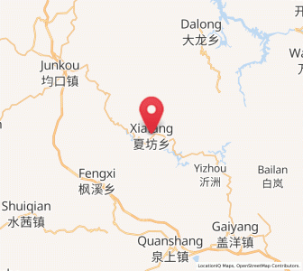 Map of Xiafang, Fujian