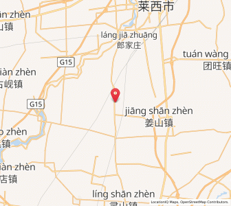 Map of Xiagezhuang, Shandong