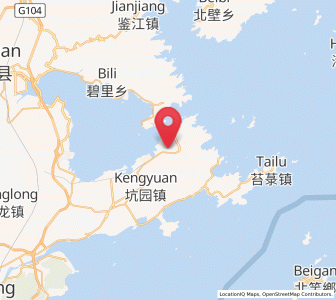 Map of Xiagong, Fujian