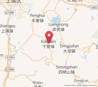 Map of Xiaguan, Zhejiang
