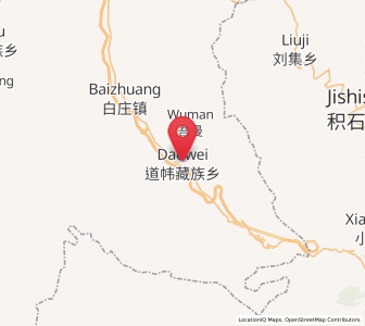 Map of Xiagulei, Qinghai