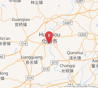 Map of Xiaguo, Guangdong