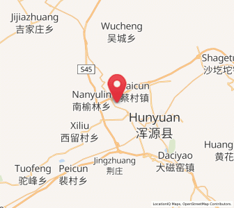 Map of Xiahan, Shanxi
