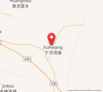Map of Xiaheqing, Gansu