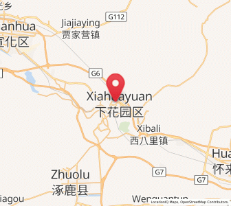Map of Xiahuayuan, Hebei