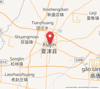 Map of Xiajin, Shandong