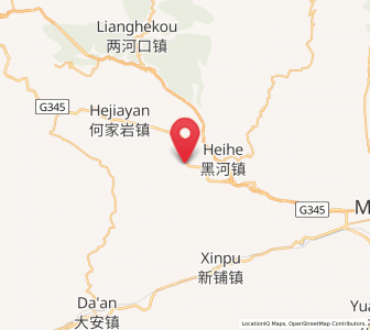 Map of Xiakouyi, Shaanxi