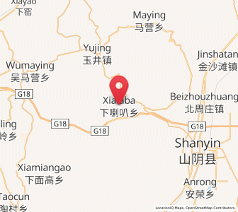 Map of Xialaba, Shanxi
