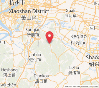 Map of Xialu, Zhejiang