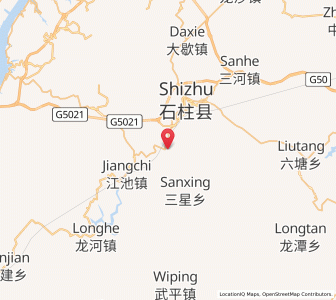 Map of Xialu, Chongqing