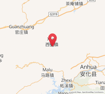 Map of Xi’an, Hunan