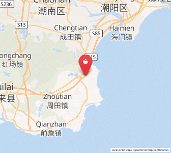 Map of Xian’an, Guangdong