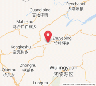 Map of Xianchiyu, Hunan