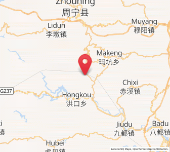 Map of Xiancun, Fujian
