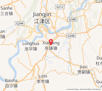 Map of Xianfeng, Chongqing