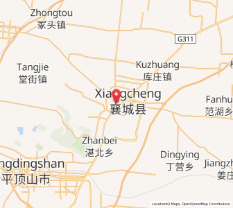 Map of Xiangcheng Chengguanzhen, Henan