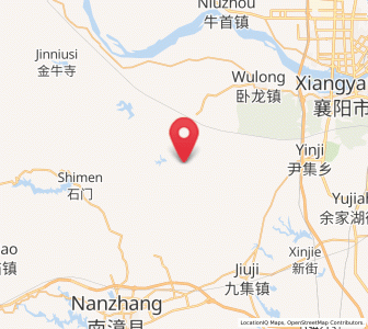Map of Xiangcheng, Hubei