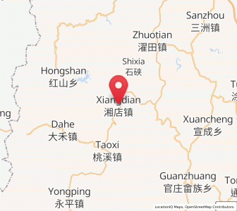 Map of Xiangdian, Fujian