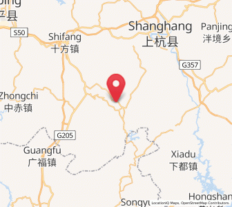 Map of Xiangdong, Fujian